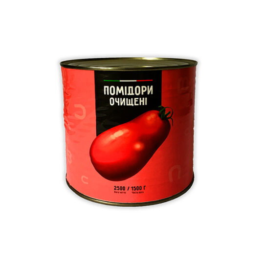 Томати очищені Del Gusto Італія ж/б 1уп/2,5кг
