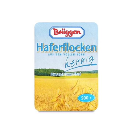 Вівсяні пластівці Хаферфлоккен Керніг (Bruggen Жовті), 1шт/500г