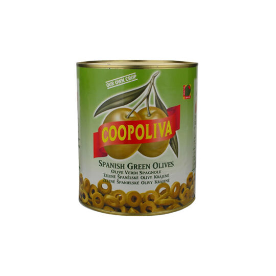 Оливки нарізка Сoopoliva, ж/б 1уп 3000/1560г