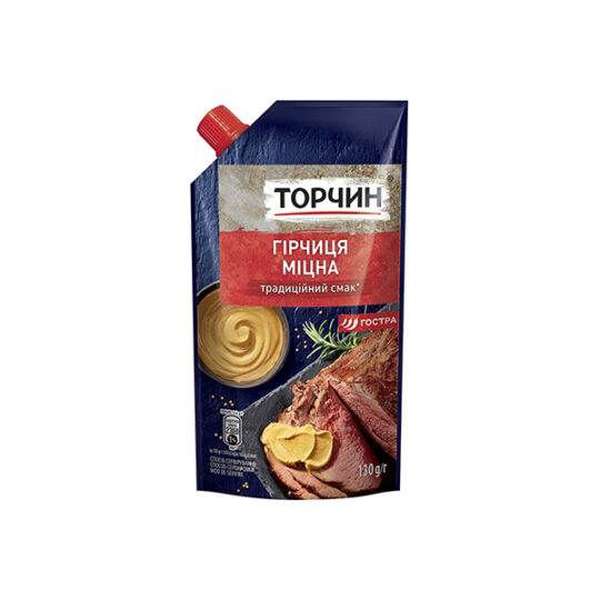Гірчиця Торчин Міцна, 1уп/130г (130*48)