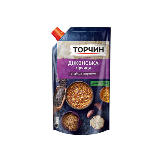 Гірчиця Торчин Діжонська, 1уп/130г (130г*24)