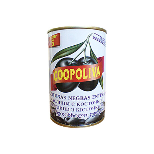 Маслини Coopoliva, з/к ж/б 1уп 370/155г