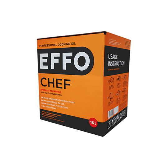 Олія соняшникова рафінована EFFO CHEF високоолеїнова, 1шт/15л