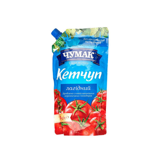 Кетчуп Чумак Лагідний, дойпак 1уп/450г