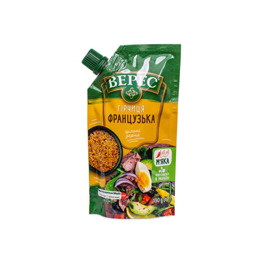 Гірчиця Верес Французька, дойпак 1уп/130г (130г*24шт)