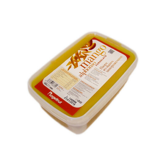 Пюре з плодів манго заморожене, без цукру 1уп/1кг (1кг*4)