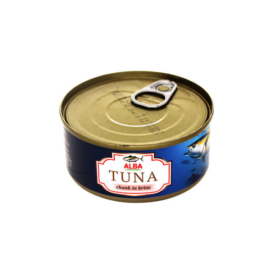 Тунець цілий у власному соку ALBA FOOD ж/б 1уп/150г (150г*24)