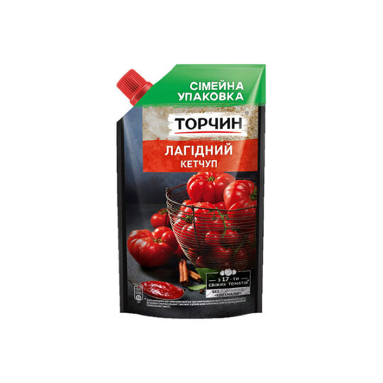 Кетчуп Торчин Лагідний дойпак 1уп/540г (540г*16)