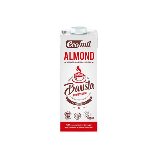 Органічне рослинне молоко Ecomil Barista Premium з мигдалю 1уп/1л (1л*12шт)
