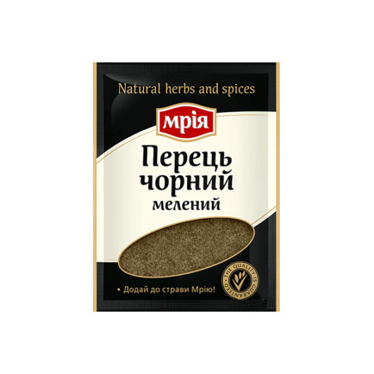 Перець чорний мелений ТМ Мрія 1уп/20г (20г*132)