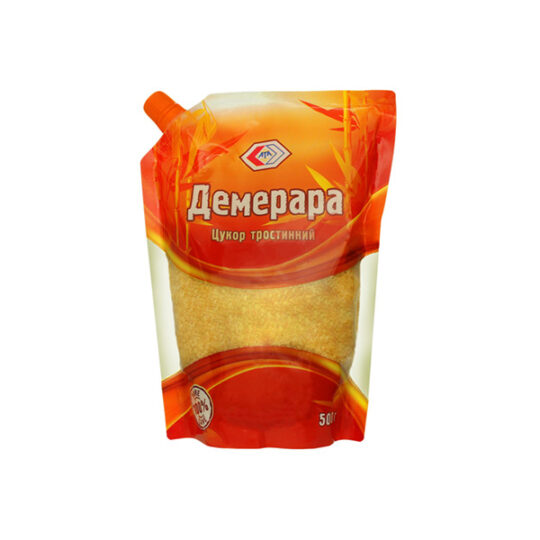 Цукор Тростинний коричневий АТА, д/п 1уп/0,5кг (0,5кг*20шт)