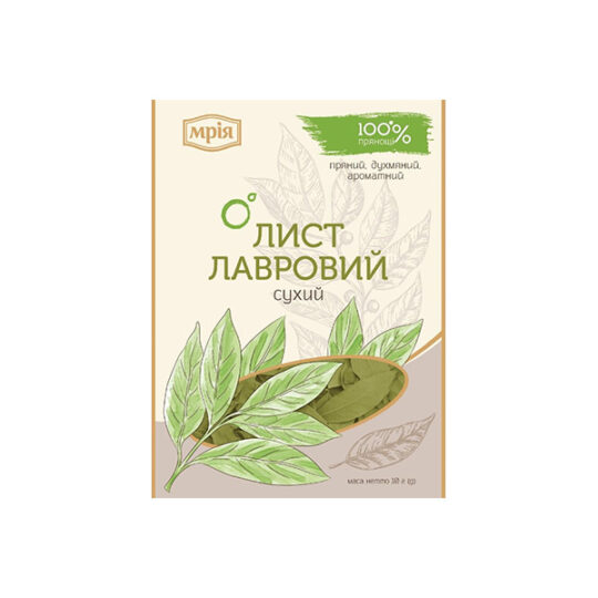 Лавровий лист сухий ТМ Мрія 1уп/10г (10г*80)