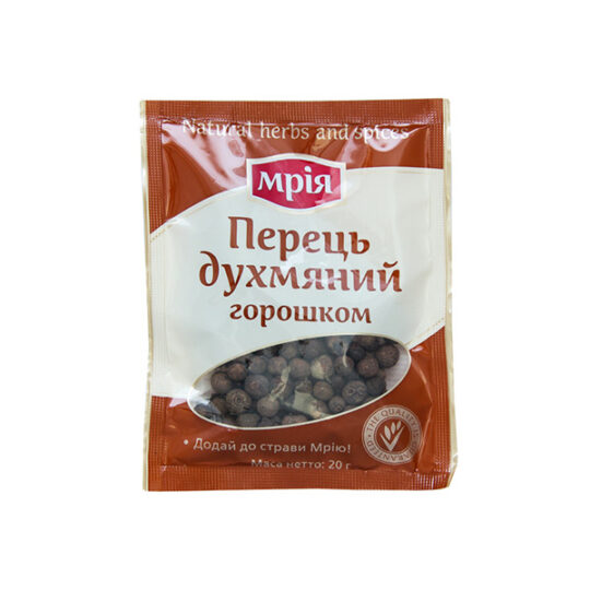 Перець духмяний горошком ТМ Мрія 1уп/20г (20г*80)