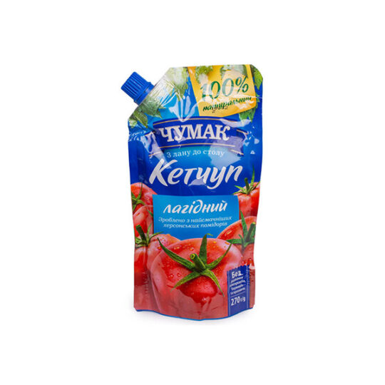 Кетчуп Чумак Лагідний, дойпак 1уп/270г