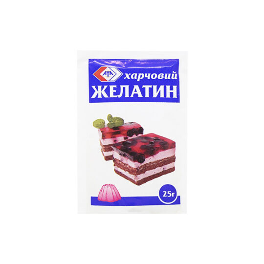 Желатин харчовий АТА 1уп/25г