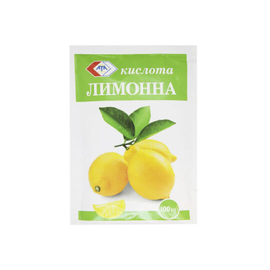 Лимонна кислота АТА 1уп/100г (100г*20шт)