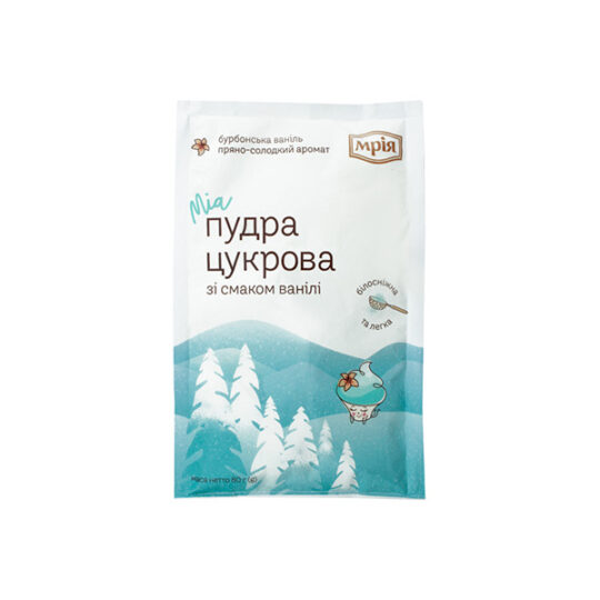 Цукрова пудра зі смаком ванілі Мрія, 1уп/80г (80*40)
