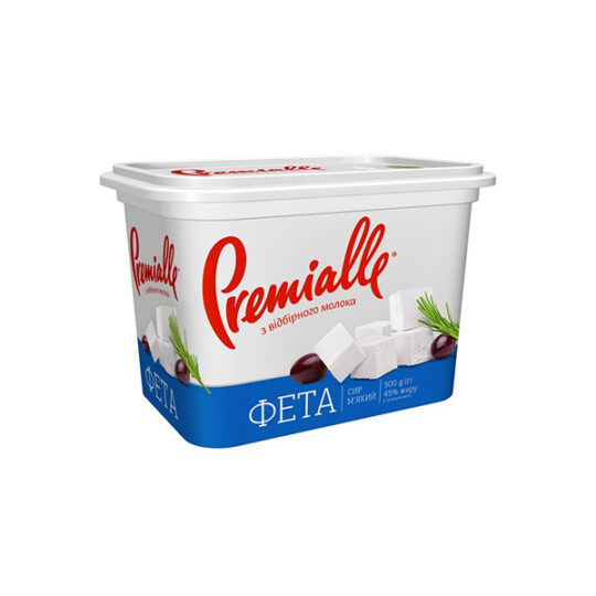 Сир Фета Premialle 45% 1уп/0,5кг