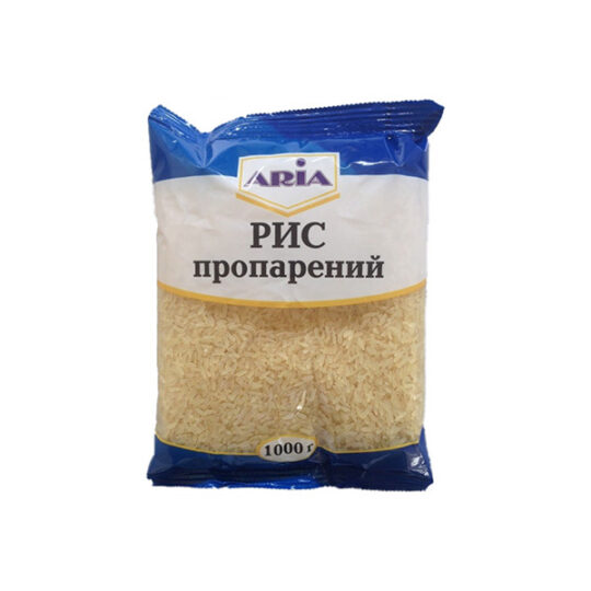 Рис пропарений АRIA 1уп/1кг (1кг*10шт)