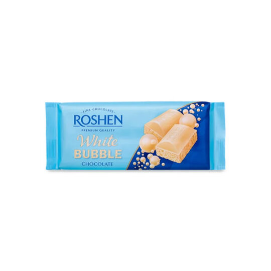 Шоколад ROSHEN Білий пористий ВКФ 1шт/80г (80 г*20)