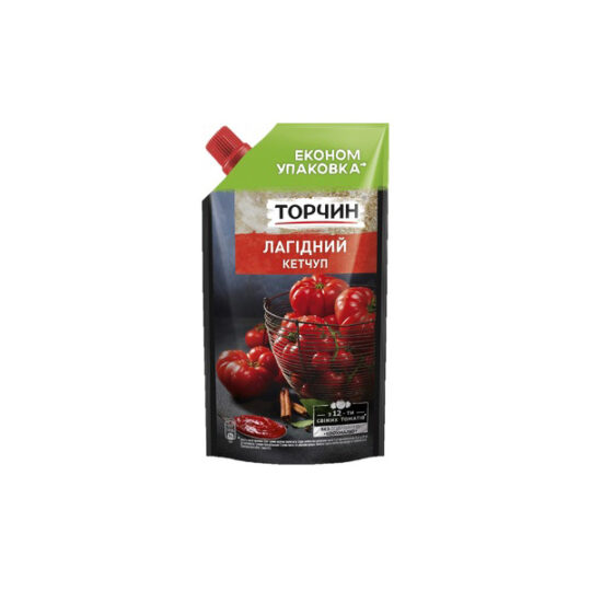 Кетчуп Торчин Лагідний дойпак 1уп/400г