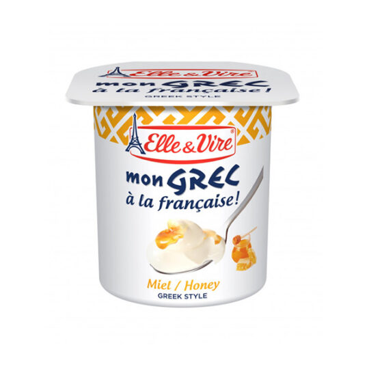 Десерт молочний Elle&Vire медовий 1уп/125г (125 г*24)