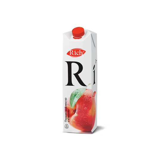 Сік персиковий RICH, 1уп/1л (1л*12шт)