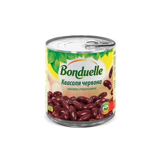 Квасоля червона Bonduelle, ж/б 425/240гр (425гр*12шт)