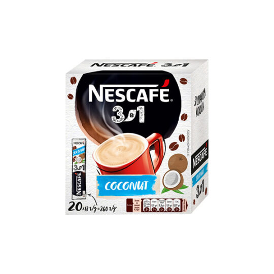 Кава Nescafe 3в1 Coconut mix 24 шт (24шт.*20шт)