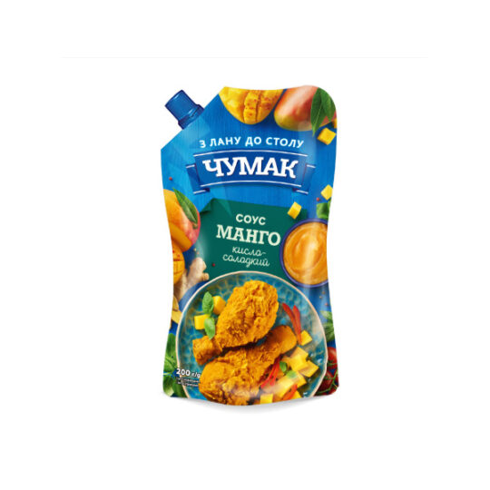 Соус Манго кисло-солодкий Чумак, д/п 1уп/200г (200гр*24шт)