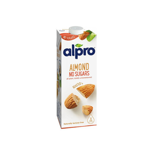 Напій Alpro з сирого мигдалю, без цукру 1уп/1л (1л*8шт)