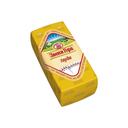 Сир твердий Гауда Звенигородський 50% + \ - 5 кг, ваг