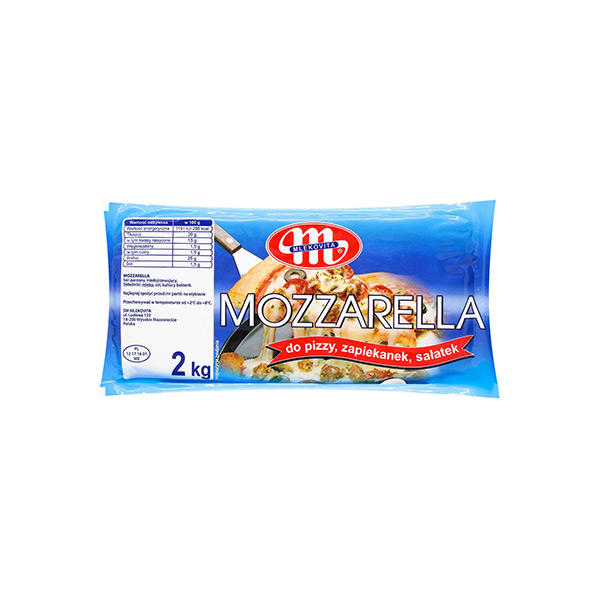 Сир Моцарела "Mlekovita" (Брус), 1шт/2 кг, вага