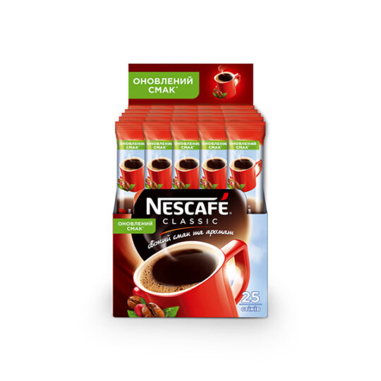 Кава Nescafe Classic cтік 1,8г*25 (25*12)
