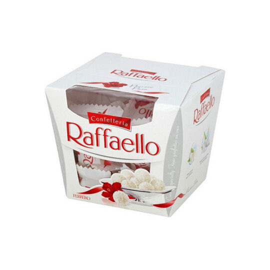 Цукерки Raffaello з мигдальним горіхом 1уп/150гр (150г*6)